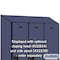 Salsbury Industries 1 Tier Designer Locker, 54"Wx76"Hx24"D, 3 Door, Blue 18-21364BLU - alternate 5